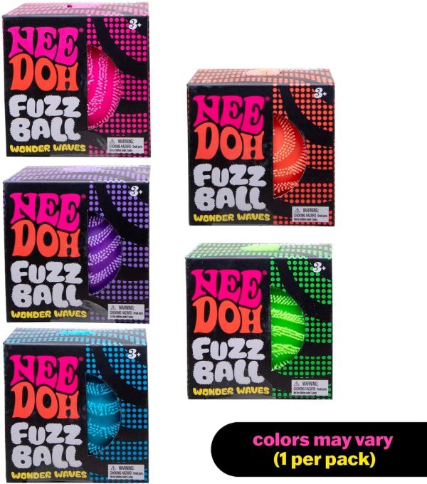 NeeDoh Fuzz Ball - One Per Pack (Wonder Waves)