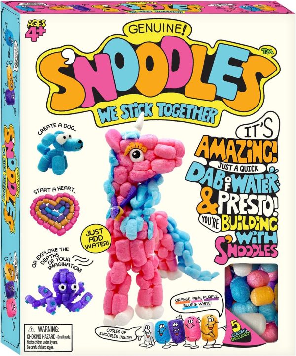 Schylling S'Noodles - Creative Building Craft Kit - Just Add Water - Ages 4 and Up - One Kit